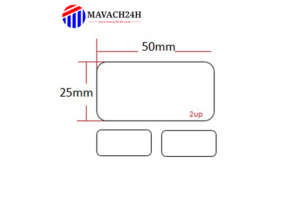 Barcode Printing Paper 50x25mm (2)