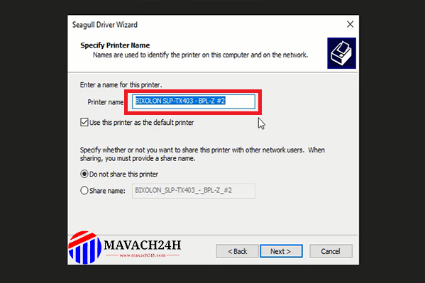 How to install Bixolon SLP-TX403 barcode printer driver