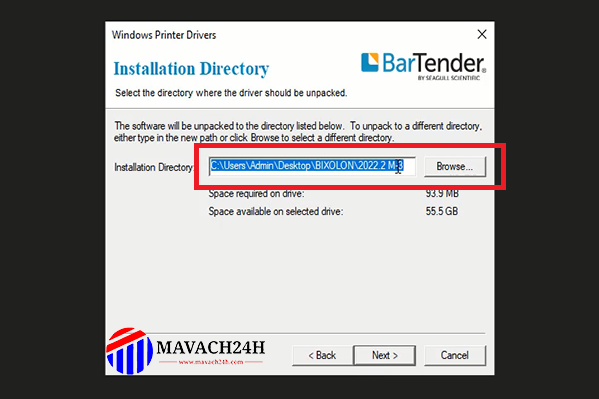 How to install Bixolon SLP-TX403 barcode printer driver