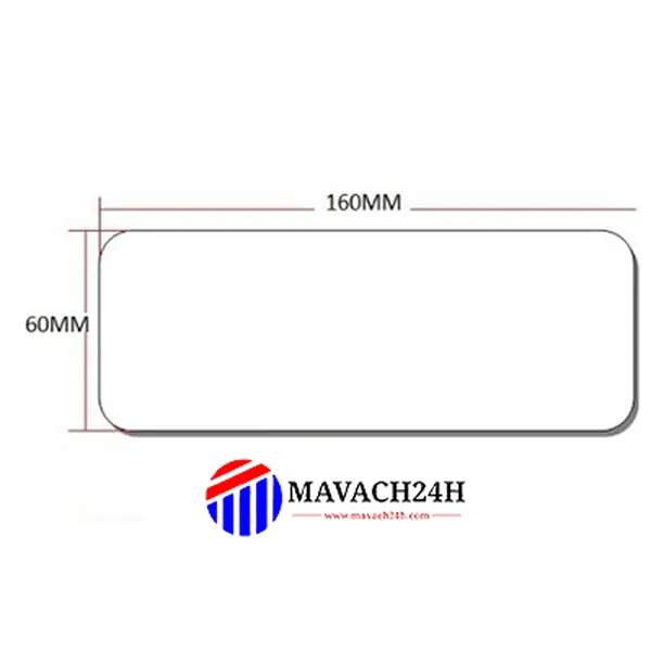 Giấy In Mã Vạch 160x60mm