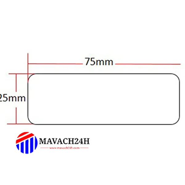 Barcode Printing Paper 3x1in