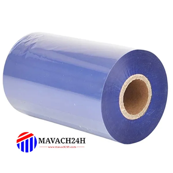 Mực In Wax/Resin Khổ 110mmx300m Màu Xanh Dương