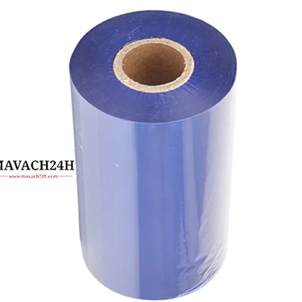 Mực In Wax/Resin Khổ 110mmx300m Màu Xanh Dương