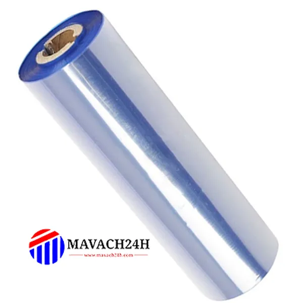 Mực In Wax/Resin Khổ 110mmx75m Màu Xanh Dương