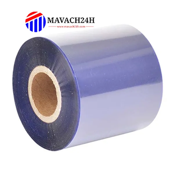 Mực In Wax/Resin Khổ 60mmx300m Màu Xanh Dương