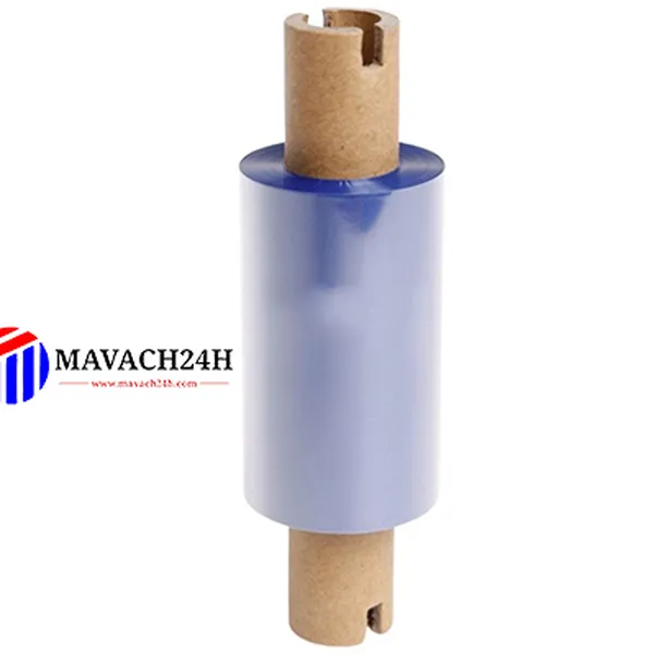 Mực In Wax/Resin Khổ 60mmx75m Màu Xanh Dương