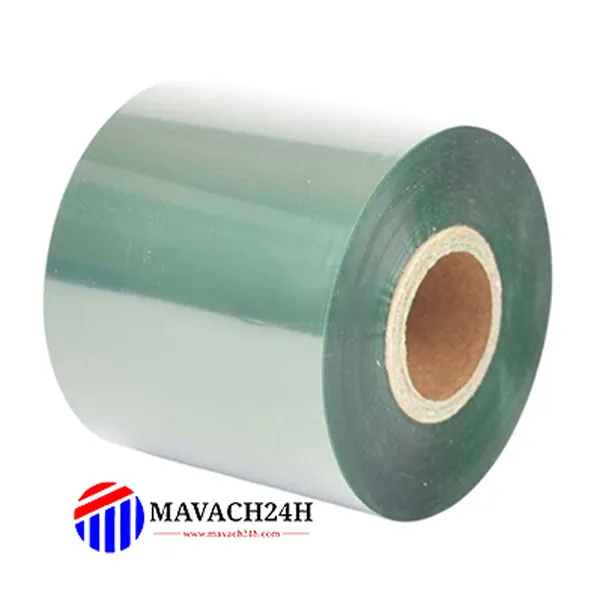 Mực In Wax Khổ 60mmx300m Màu Xanh Lá