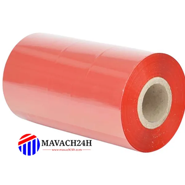 Mực In Wax/Resin Khổ 110mmx300m Màu Đỏ