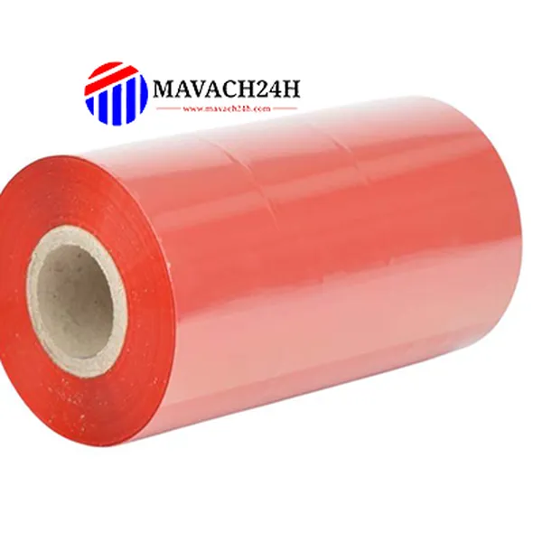 Mực In Wax/Resin Khổ 110mmx300m Màu Đỏ