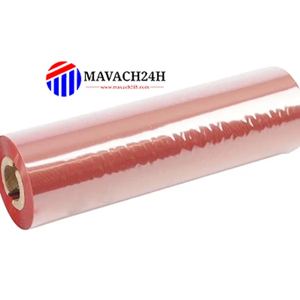 Mực In Resin Khổ 110mmx75m Màu Đỏ