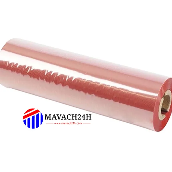 Mực In Resin Khổ 110mmx75m Màu Đỏ