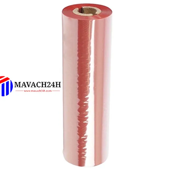 Mực In Resin Khổ 110mmx75m Màu Đỏ