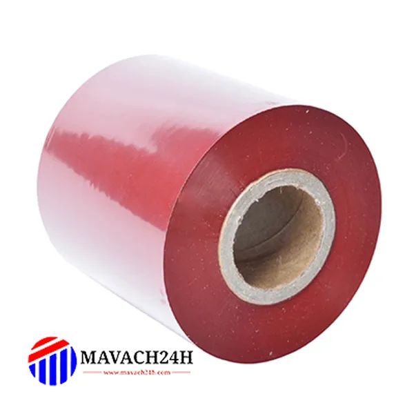 Mực In Wax Khổ 60mmx300m Màu Đỏ