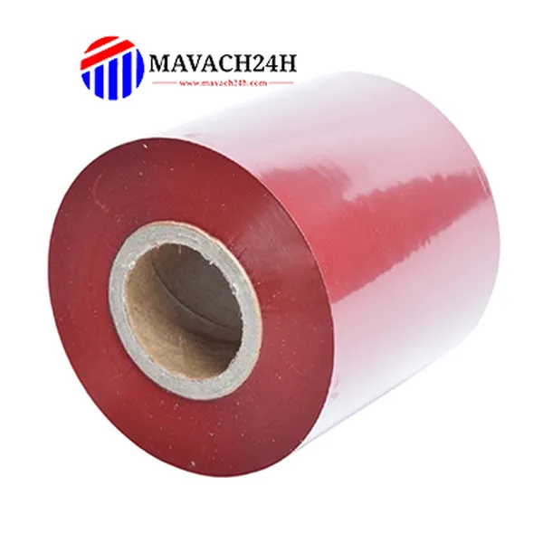 Mực In Wax Khổ 60mmx300m Màu Đỏ