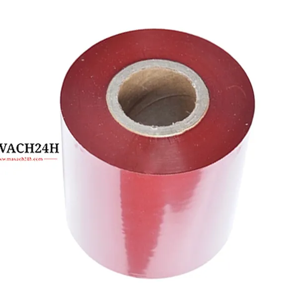 Mực In Wax Khổ 60mmx300m Màu Đỏ