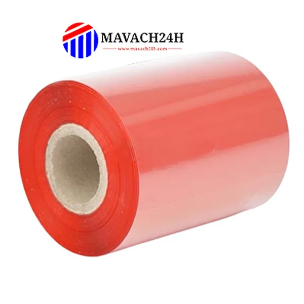 Mực In Wax Khổ 80mmx300m Màu Đỏ