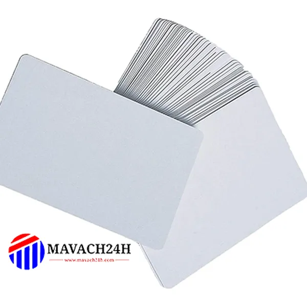 White Plastic Card