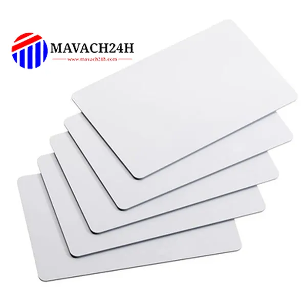 White Plastic Card