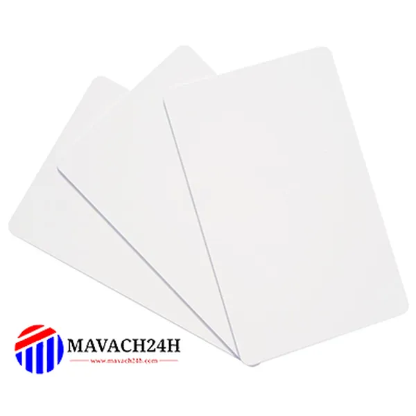 White Plastic Card