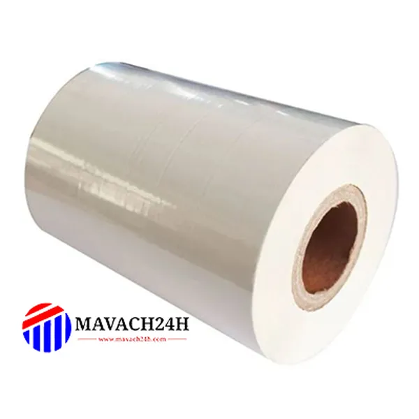 Mực In Resin Khổ 110mmx300m Màu Trắng