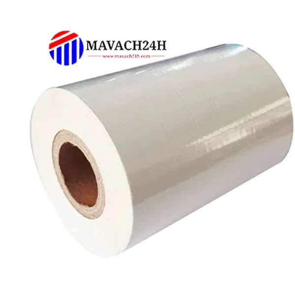 Mực In Resin Khổ 110mmx300m Màu Trắng