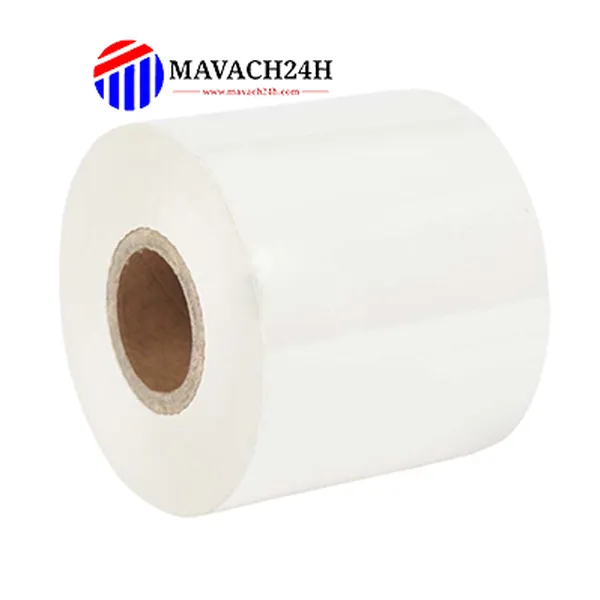 Mực In Resin Khổ 60mmx300m Màu Trắng