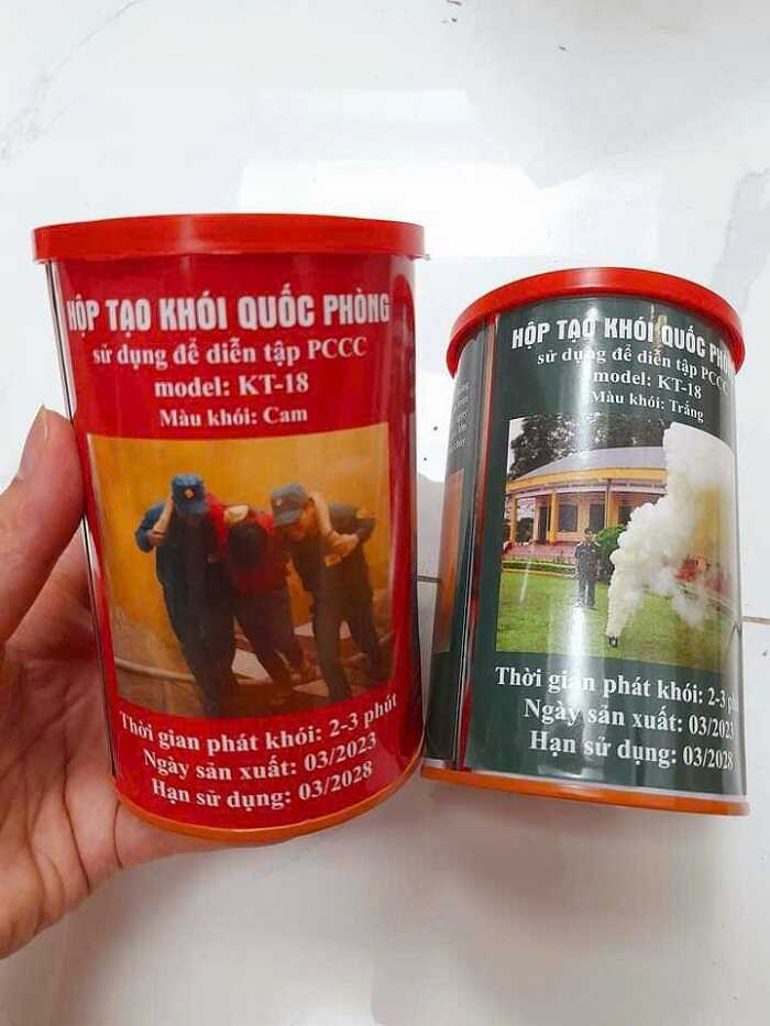 ✓Quả Tạo Khói Màu Trắng Bộ Quốc Phòng KT-18