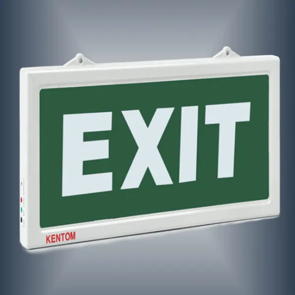 Đèn Exit KT 610 Kentom Dạng Hộp 1 Mặt