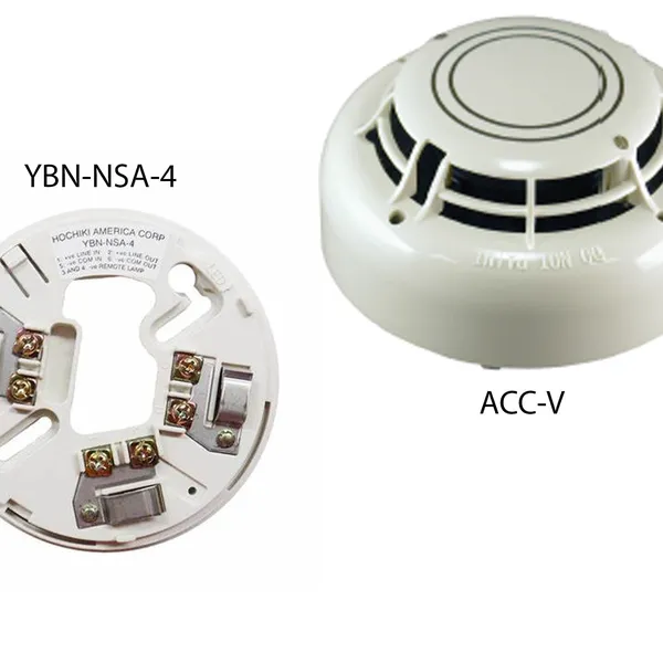 Đầu Báo Khói Nhiệt Kết Hợp Địa Chỉ Kèm Đế ACC-V+YBN-NSA-4 HOCHIKI