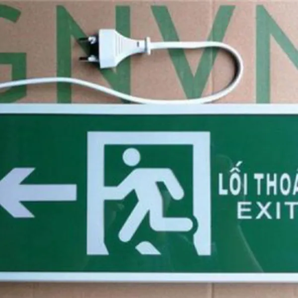 Đèn Exit Thoát Hiểm Lilang 2 Mặt Có Chỉ Hướng