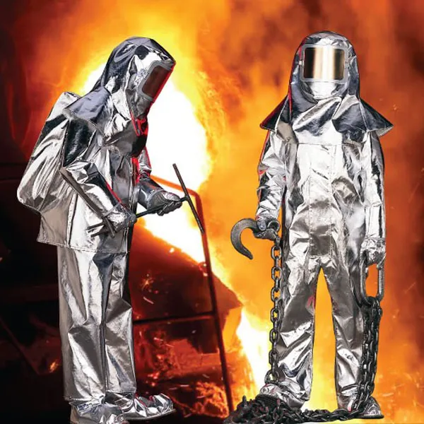 Bộ Quần Áo Chống Cháy Tráng Nhôm Chịu Nhiệt 1500 Độ C