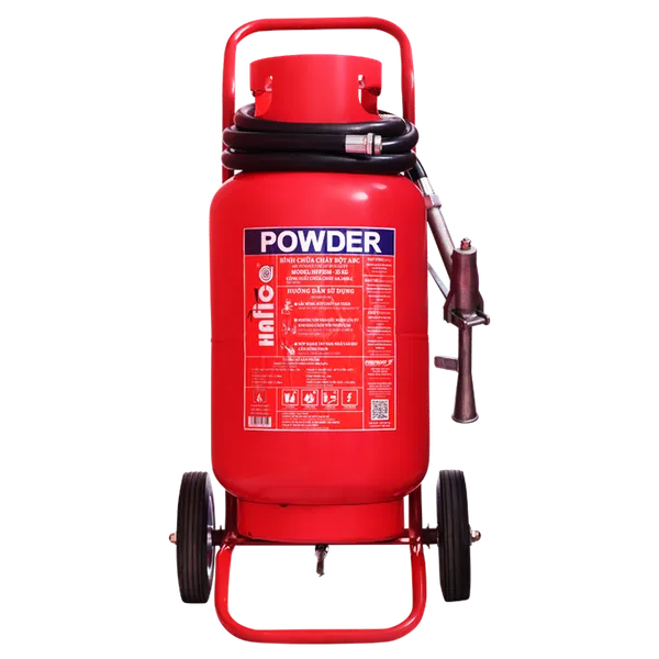 Bình Chữa Cháy Xe Đẩy Bột Khô ABC 25Kg Hafico