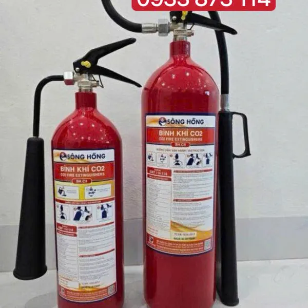 Bình Chữa Cháy Khí CO2 Sông Hồng 5Kg SH.C5