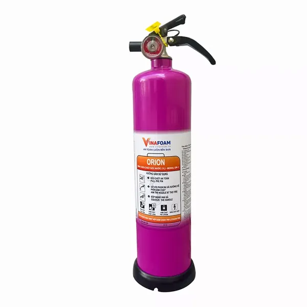 Bình Chữa Cháy Mini Xe Điện Pin Lithium ORION 1L OR-1 Vinafoam