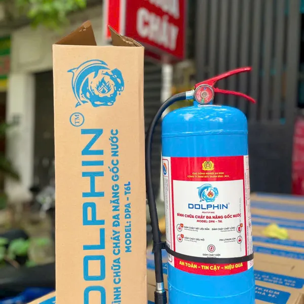 Bình Chữa Cháy Pin Xe Điện Gốc Nước Dolphin DPA-T6L