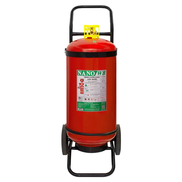 Bình Chữa Cháy Xe Đẩy Gốc Nước NANO/WB 35Lít Hafico HFNWB35M