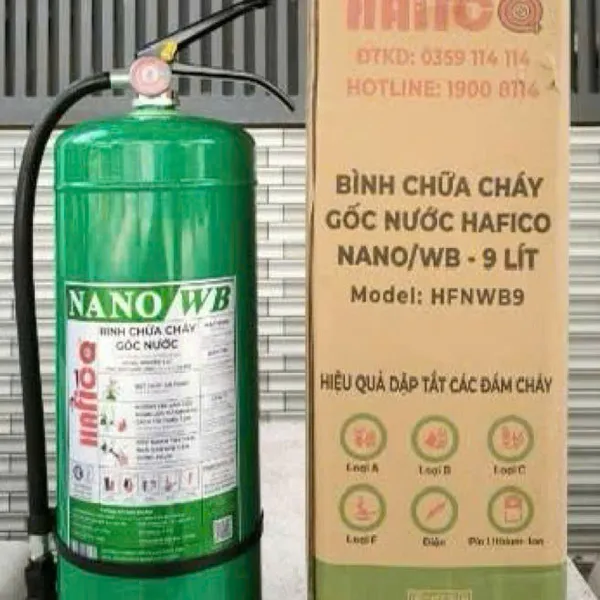 Bình Chữa Cháy Gốc Nước NANO/WB 9Lít Hafico HFNWB9