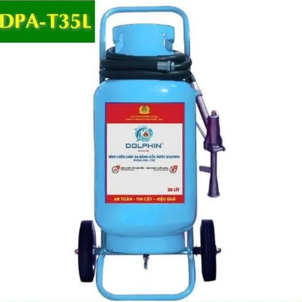 Bình Chữa Cháy Xe Đẩy Gốc Nước 35Kg Dolphin DPA-T35L