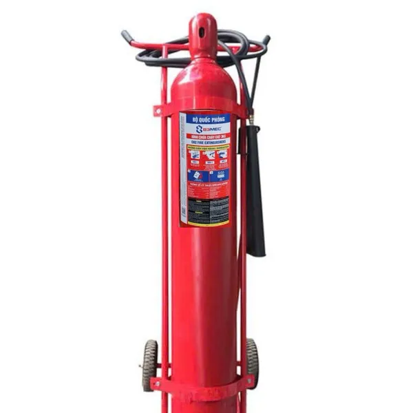 Bình Chữa Cháy Xe Đẩy 83MEC - BQP Khí CO2 24Kg