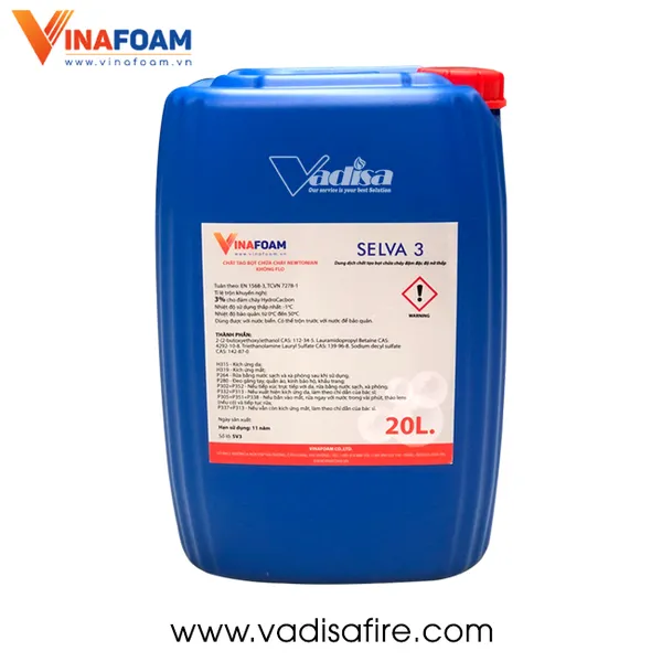 Bọt Foam Chữa Cháy Selva 3 AFFF3% Vinafoam