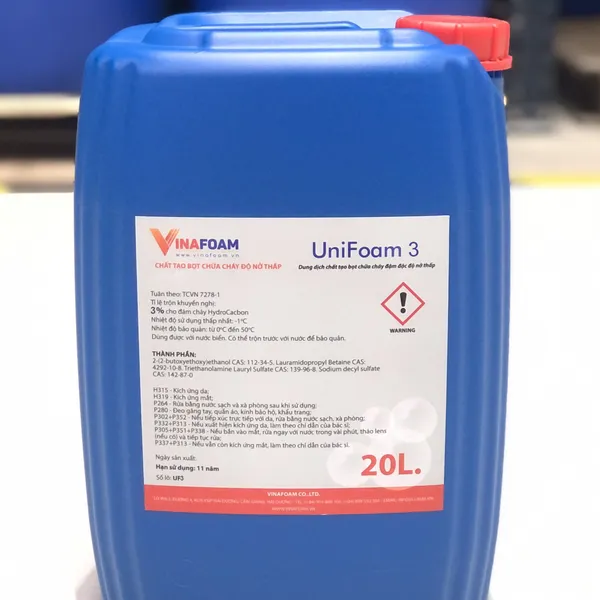 Bọt Foam Chữa Cháy Unifoam 3 Việt Nam