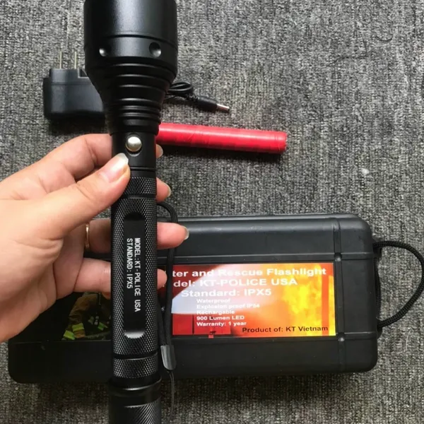 Đèn Pin Chống Nước PCCC IPX5 Thông Tư 150 BCA