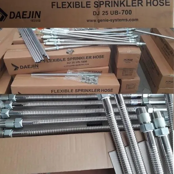 Ống Mềm Nối Đầu Phun Sprinkler Loại Tiêu Chuẩn DAEJIN DJ25UB DN20 Dài 700mm
