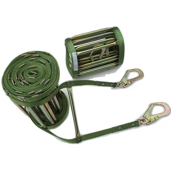 Thang Dây Thoát Hiểm Bậc Thép Mạ Kẽm Chống Rỉ