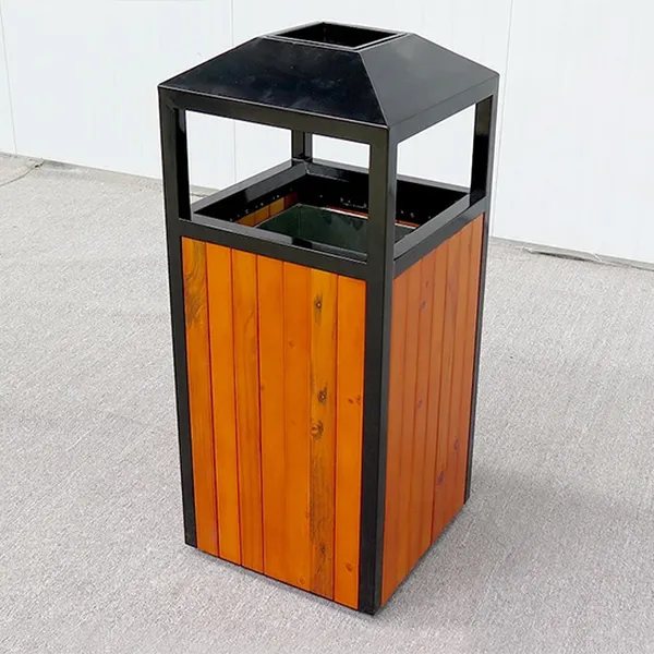 Thùng Rác Công Cộng A78-A Màu Cam