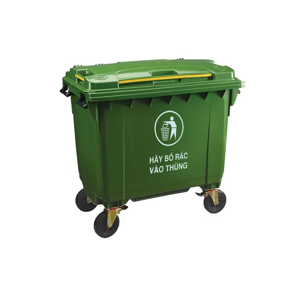 Thùng Rác Nhựa Công Cộng 660 Lít