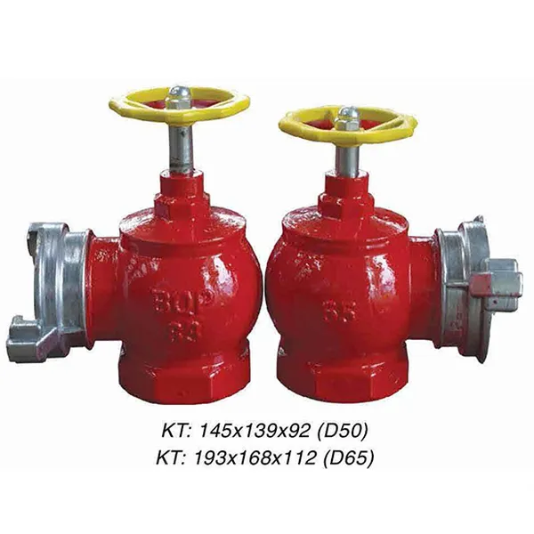 Van Góc Chữa Cháy D50 Bộ Quốc Phòng