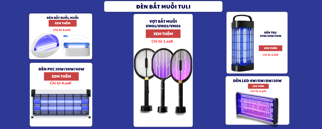 Đèn bắt muỗi TULI 2