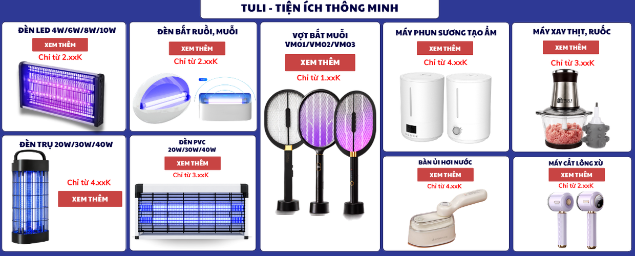 Đèn bắt muỗi TULI 2