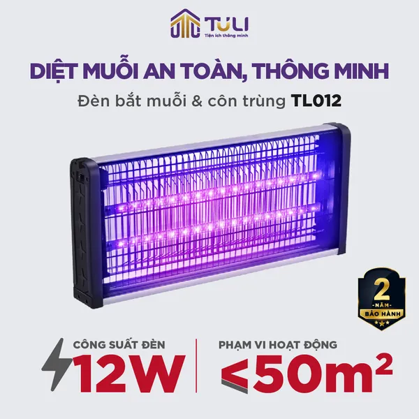 Đèn bắt muỗi TULI TL012 12W